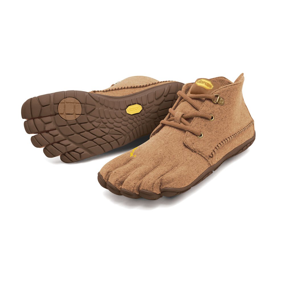 Vibram Five Fingers Womens CVT-Wool - Barefoot Shoes Brown - TGZ031859